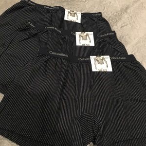 Calvin Klein knit boxers, size Lg. New with tags